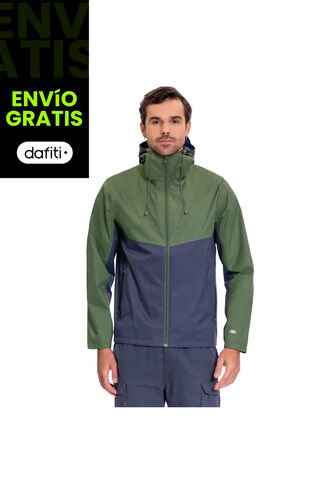 Chaqueta Impermeable Para Hombre Seal Azul Totto