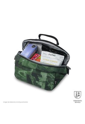 Lonchera Térmica Para Hombre Borrador Mediano Verde