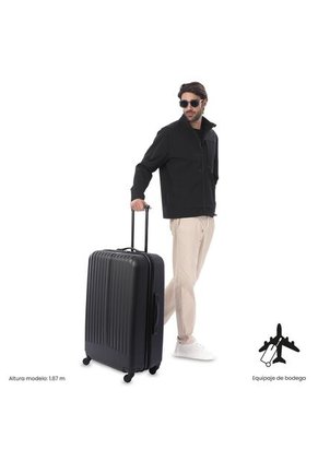 Maleta De Viaje Grande 23 Kilos 360 Rocka By Totto Negra