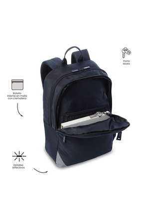 Morral Universitario Koji Porta PC 15.4" Azul