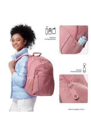 Morral Universitario Porta PC 15.4" Cambri 2.0 Rosado Mujer