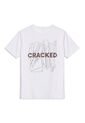 Camiseta Estampada Para Hombre Primen Blanca de Totto