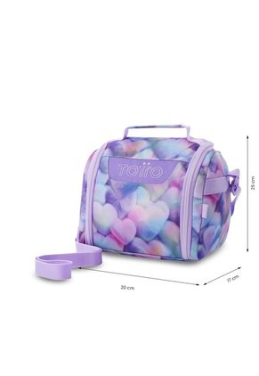 Lonchera Térmica Para Mujer Resaltador Grande Morada