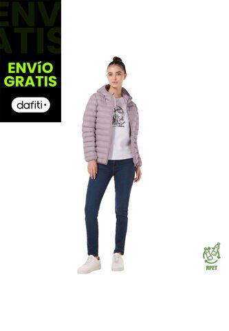 Chaqueta Acolchada Para Mujer Colorfull Pro Morada Totto