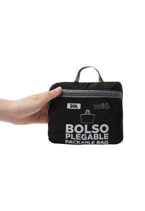 Shopping Bag Plegable Ramel Liviana Negro