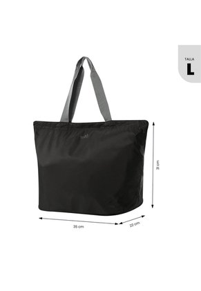 Shopping Bag Plegable Ramel Liviana Negro