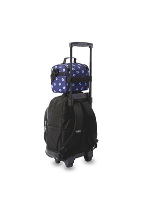 Lonchera Térmica Para Mujer Pizarra Glitter Mediana Azul