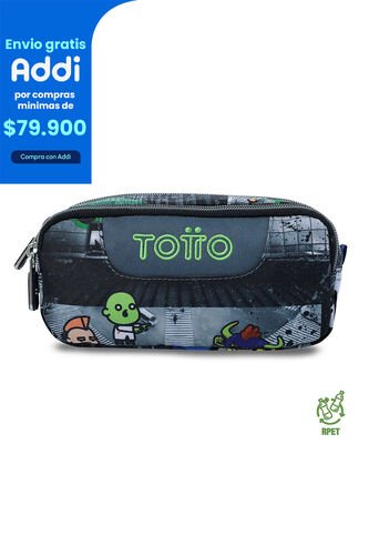 Cartuchera Multiuso Sobre Pequeña Negra Hombre Totto