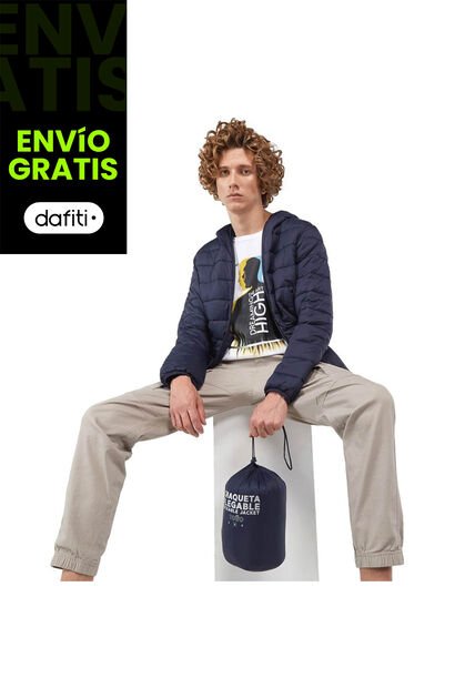 Chaqueta Para Hombre Azul Colorout