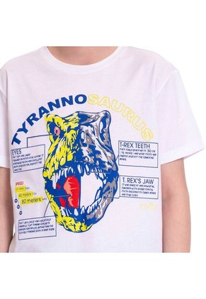 Camiseta Para Niño Proyecty Color Blanca