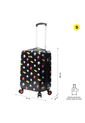 Maleta De Viaje 360 Mickey Iconic Color Negro de Totto