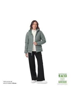 Chaqueta Acolchada 2 En 1 Para Mujer Chalina Verde