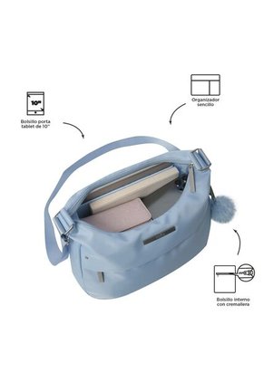 Bolso Para Mujer Porta Tableta 10" Adelaide 1 2.0 Azul