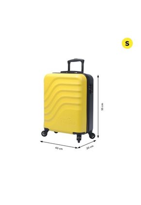Maleta De Cabina 360 Bazy S Amarilla