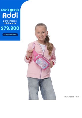 Canguro Para Niña Magic Spark Color Rosado Totto