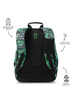 Morral Juvenil Porta PC 14" Rayol Gris