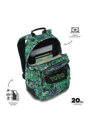 Morral Juvenil Porta PC 14" Rayol Gris