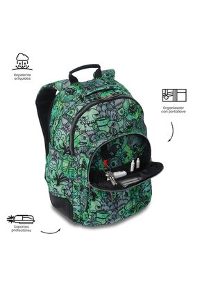 Morral Juvenil Porta PC 14" Rayol Gris
