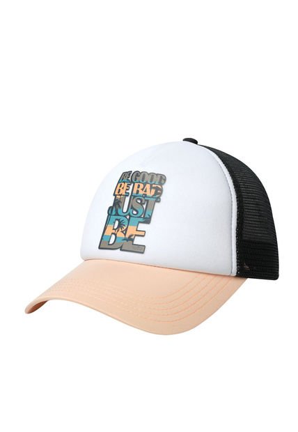 Gorra Camionera Atlasy Color Blanca/Rosada