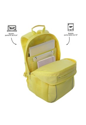 Morral Universitario Cambri 2.0 Porta PC 15.4" Amarillo Mujer