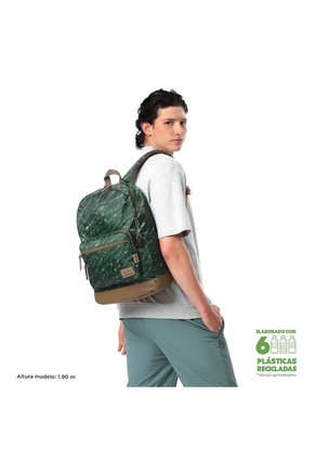Morral Universitario Porta PC 14" Tocax Verde Hombre