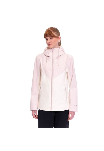 Chaqueta Impermeable Para Mujer Sally Rosada