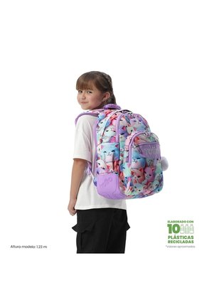 Morral Juvenil Porta PC 14" Rayol De Gatos
