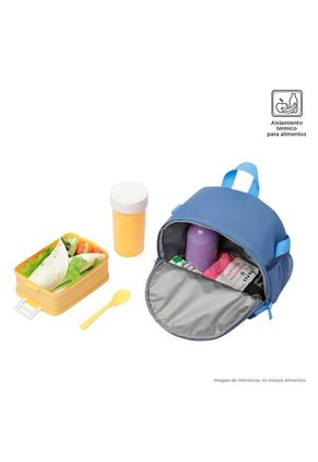 Lonchera Térmica Unisex Stitch Mediana Azul