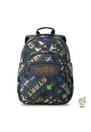 Morral Juvenil Porta PC 14" Rayol Print De Videojuego