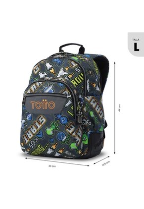 Morral Juvenil Porta PC 14" Rayol Print De Videojuego