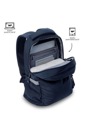 Morral Universitario Porta PC 14" Misisipi Azul Unisex