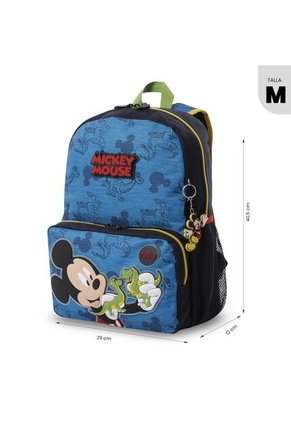Combo Escolar Morral Mickey Mediano + Lonchera Y Cartuchera