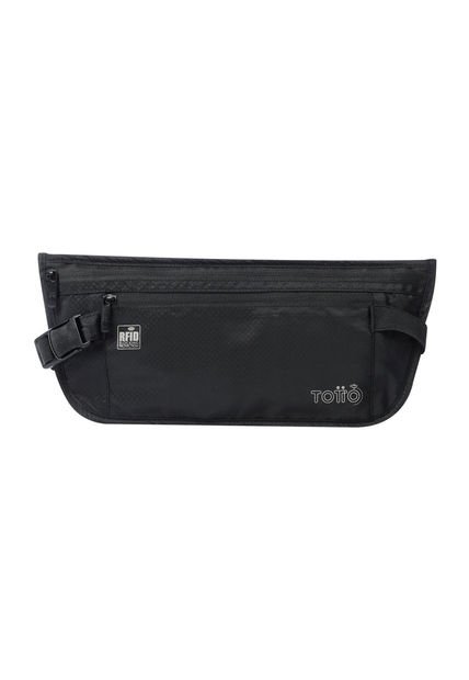 Canguro Invisible De Viaje Security Con RFID Blocker Negro
