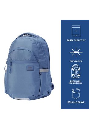 Morral Universitario Porta PC Y Tablet 15.4" Indo Azul Hombre