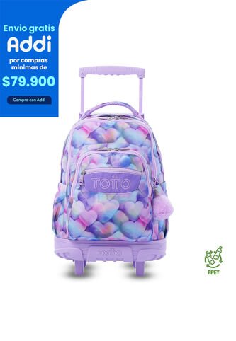 Maleta Con Ruedas Niña Porta PC 15.4