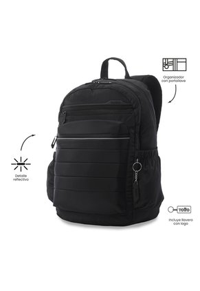 Morral Universitario Plaine 2.0 Porta PC 14" Negro