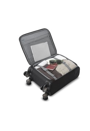 Maleta De Cabina 360 Canvas S1 10 Kilos Negra