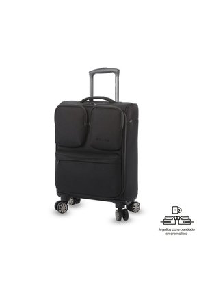 Maleta De Cabina 360 Canvas S1 10 Kilos Negra