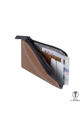 Billetera De Cuero Slice Terreo Pequeña