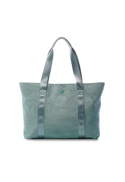 Tote Bag Para Mujer Mixi Gam En Gamuza Grande Verde