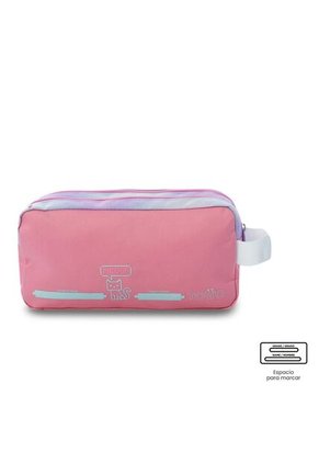 Cartuchera Escolar Grande Para Niña 2 Cuerpos Andy Cat Morada