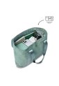 Tote Bag Para Mujer Mixi Gam En Gamuza Grande Verde de Totto