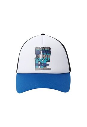 Gorra Camionera Atlasy Color Blanca/Azul