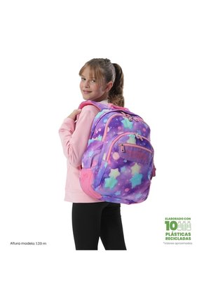 Morral Juvenil Porta PC 14" Rayol Rosado
