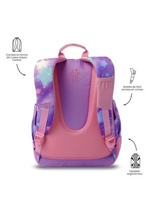 Morral Juvenil Porta PC 14" Rayol Rosado