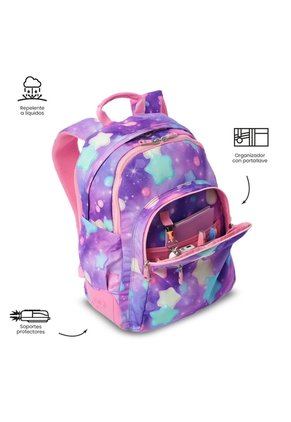 Morral Juvenil Porta PC 14" Rayol Rosado
