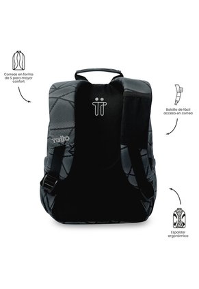 Morral Juvenil Tempera Pequeño Gris