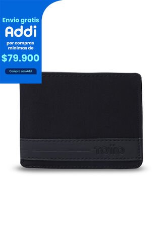 Billetera Para Hombre Vlideri 3.0 Con RFID Blocker Negra Totto