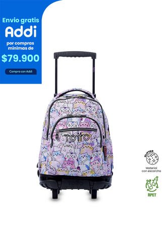 Maleta Para Niña Con Ruedas Porta PC 15.4