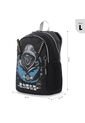 Morral Para Niño Hanzo Grande Negro de Totto